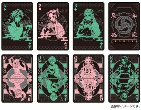 Demon Slayer Kimetsu no Yaiba Playing Cards (Black)