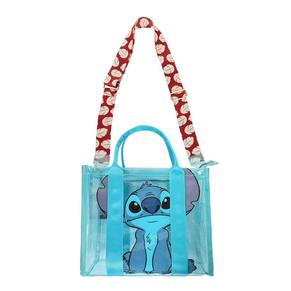 Disney Stitch Clear Glitter Tote