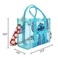 Disney Stitch Clear Glitter Tote