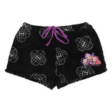 KPop Demon Hunters All-Over Print Women’s Plush Shorts With Drawstring And Pockets
