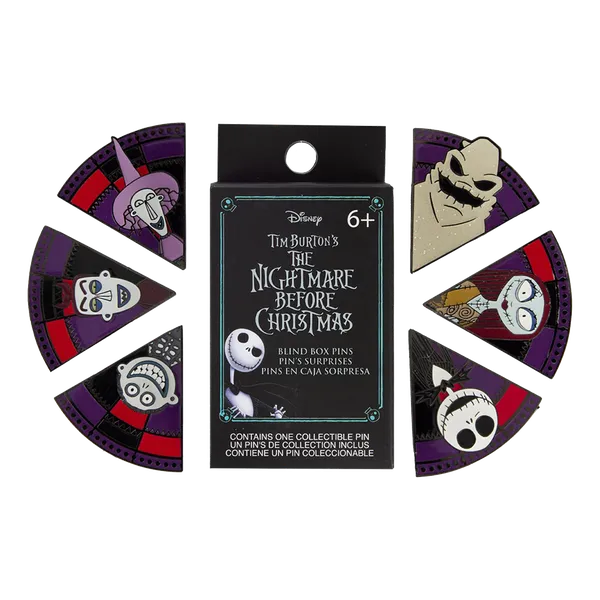 The Nightmare Before Christmas Loungefly Blind Box Enamel Pin Badge Oogie Boogie Wheel