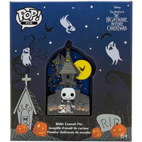 Disney Loungefly 3'' Nightmare Before Christmas Jack Skellington House Collector Box Pin