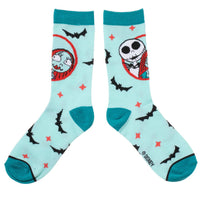 THE NIGHTMARE BEFORE CHRISTMAS COFFIN 3 PAIR CREW BOX SET