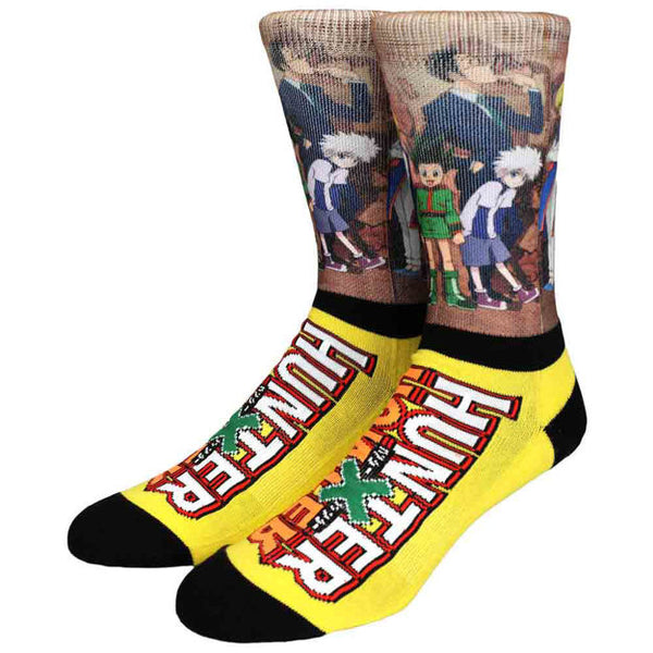 HUNTER X HUNTER CHARACTER SUBLIMATED CREW SOCKS