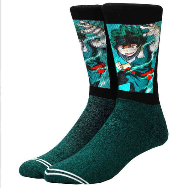 MY HERO ACADEMIA DEKU SUBLIMATED CREW SOCK