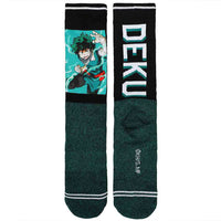 MY HERO ACADEMIA DEKU SUBLIMATED CREW SOCK