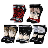 Jujustu Kaisen Character 5-Pair Ankle Socks