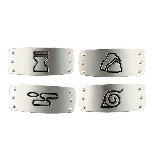 Naruto Village Headband Lapel Pins