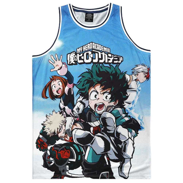 My Hero Academia Sublimated Characters Basketball Jersey