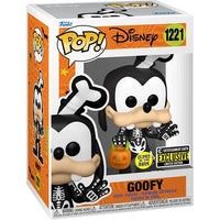 Disney Skeleton Goofy Glow-in-the-Dark Entertainment Earth Exclusive Funko Pop