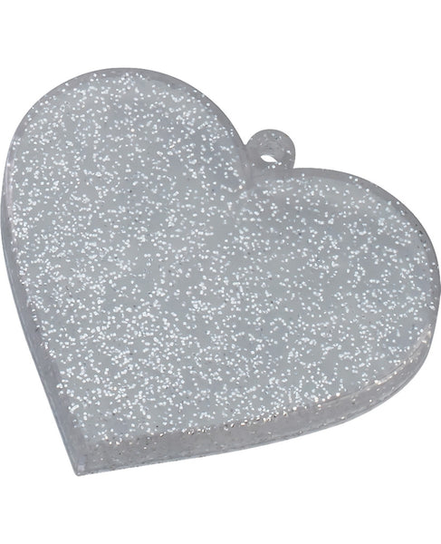 Nendoroid More Heart Base (Silver Glitter)
