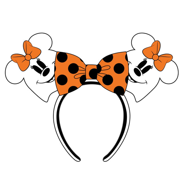 Disney Ghost Minnie Glow in the Dark Cosplay Headband