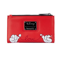 Disney Mickey And Minnie Valentines Flap Wallet