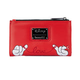 Disney Mickey And Minnie Valentines Flap Wallet