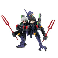 Evangelion Shinji Ikari Kaworu Nagisa & Evangelion 13  New Theatrical Edition Desktop Army Model Kit
