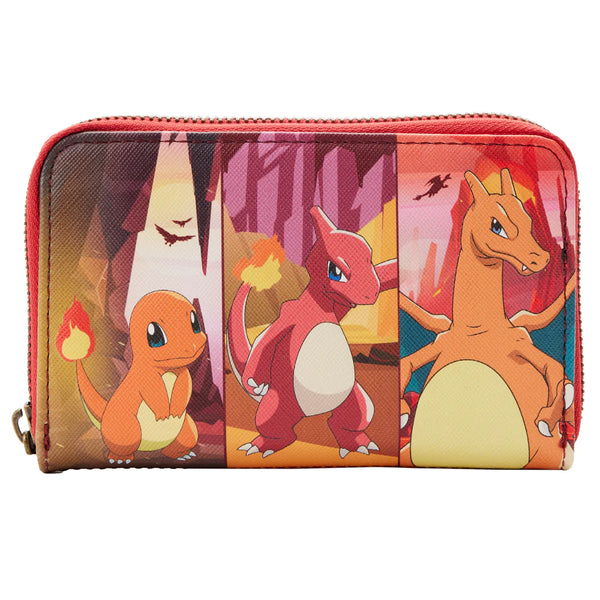 Pokémon Charmander Evolutions Zip Around Wallet