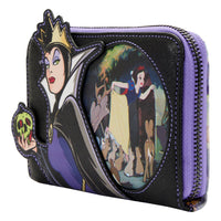 Disney Evil Queen Villains Scenes Zip Around Wallet