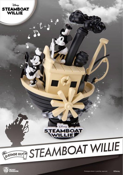 Disney D-Stage DS-017 Steamboat Willie PX Previews Exclusive Statue