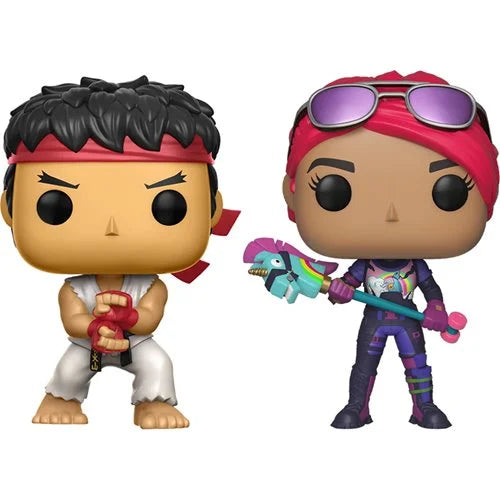 Fortnite x Street Fighter Ryu and Brite Bomber Funko Pop 2-Pack