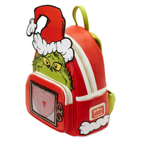 Dr Seuss Grinch Lenticular Heart Mini Backpack