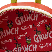 Dr Seuss Grinch Lenticular Heart Mini Backpack