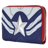 Marvel Falcon Captain America Cosplay Zip-Around Wallet