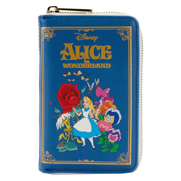 Disney Alice in Wonderland Classic Book Zip-Around Wallet