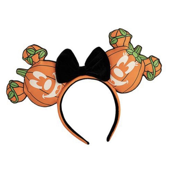 LOUNGEFLY DISNEY MICKEY-O-LANTERN HEADBAND